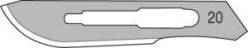 Lame bisturiu nr. 20