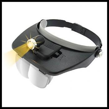 Lupa LIGHT HEAD MAGYNIFYING GLASS, 4 MARIRI 1,2x