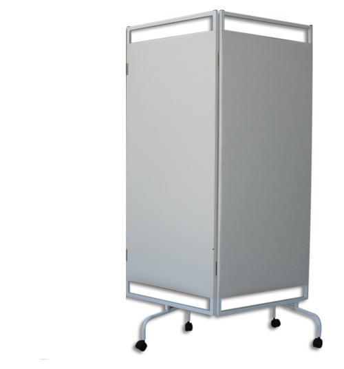 PARAVAN ARTICULAT ( 2 FOI ), FETE AUTOCLAVABILE, ROTI PENTRU DEPLASARE