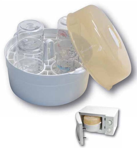 Sterilizator biberoane pentru microunde (himed - italia) [1180]