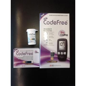 Glucometru Code Free + teste + ace