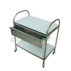 Masa instrumentar cu blaturi si sertar inox   MI 06