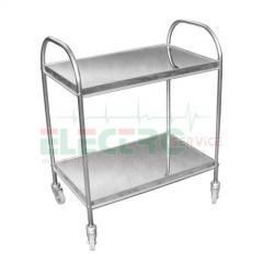 Masa instrumentar inox cu blaturi si manere verticale mi 02