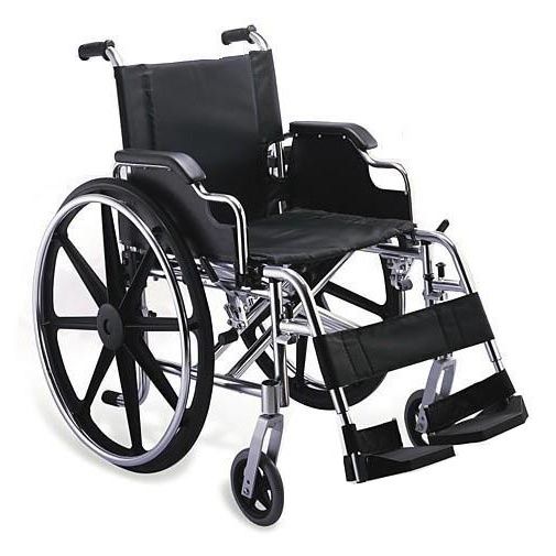 Fotoliu rulant (scaun cu rotile) din otel