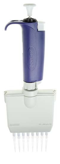 Pipete Rainin multicanal manual