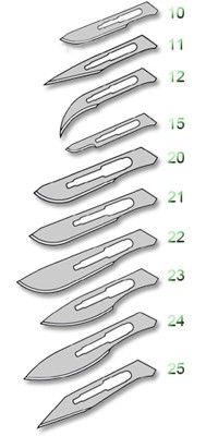 LAME BISTURIU NR. 18