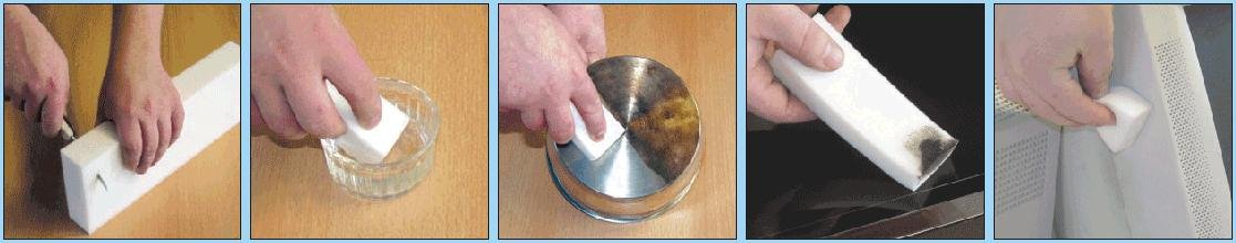 Set 2xburete pentru curatenie fara detergenti