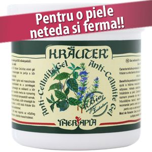 Gel anticelulitic cu menta bio krauter 