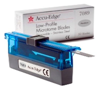 Lame microtom tissue-tek accu-edge