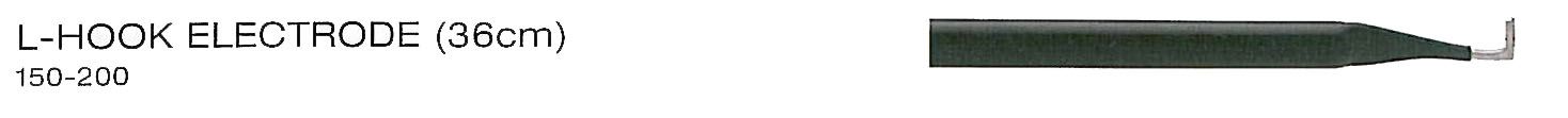 Electrod l-hook - 150-200
