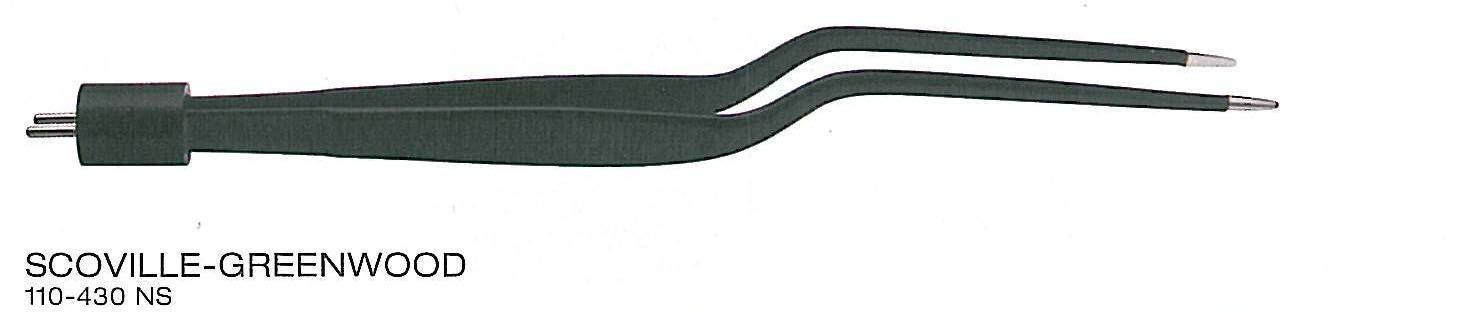 Pensa bipolara scoville-greenwood non-adeziva - 110-430ns