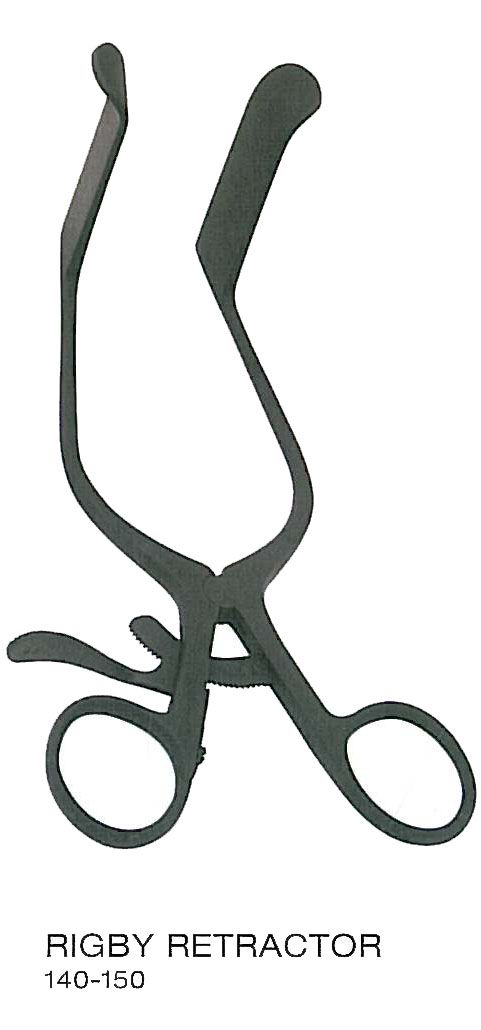 Retractor laser rigby - 140-150