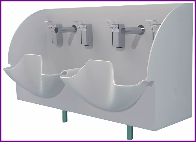 Lavoar chirurgical single corian