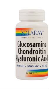 Glucosamine chondroitin hyaluronic acid 60cps