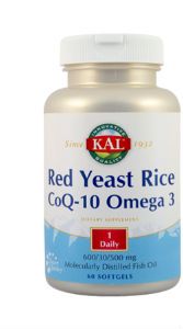 Red yeast rice coq-10 omega 3 60cps