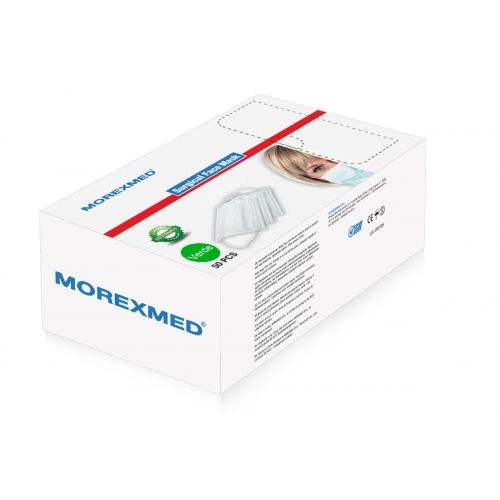 Masti chirugicale cu elastic - cutie 50 buc VERDE