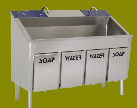 Spalator medical dublu inox