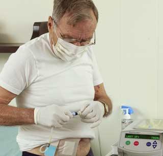 Conectarea la dializor