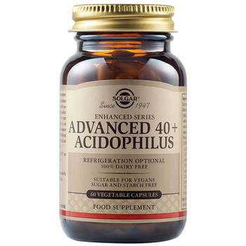 Acidophilus Avansat 40+, 60 capsule, Solgar