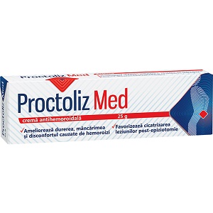 Crema antihemoroidala Proctoliz Med, 25 g, Look Ahead