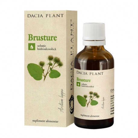 Tinctura brusture, 50 ml, Dacia Plant