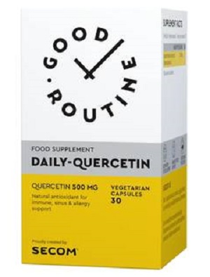 Good Routine Daily-Quercetin 500mg, 30 capsule vegetale, Secom