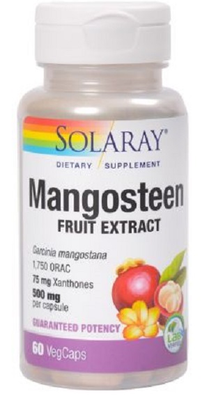 Mangosteen 500mg Solaray, 60 capsule, Secom