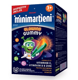 Minimartieni Glowing Gummies x 50 jeleuri, Walmark