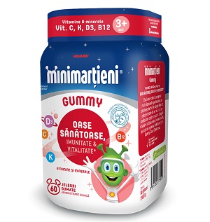Minimartieni Gummy BoneActive, 60 jeleuri, Walmark