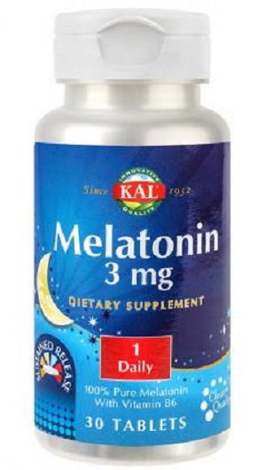 Secom Melatonin 3mg, 30 tablete cu eliberare prelungita