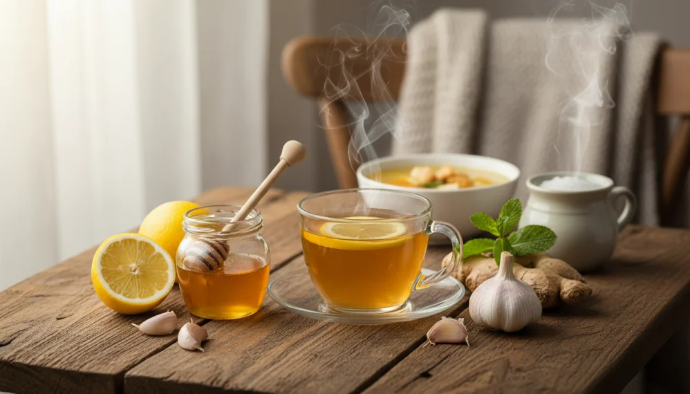 8 remedii pentru ameliorarea durerii in gat