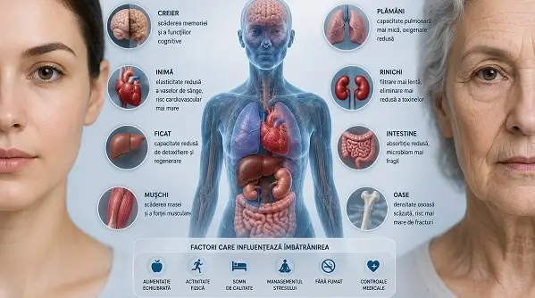 Cum imbatranesc organele in timp