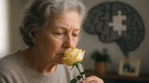 Pierderea mirosului, un indiciu timpuriu in boala Alzheimer