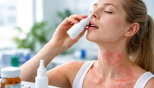 Spray nazal pentru urticarie: o abordare terapeutica inovatoare