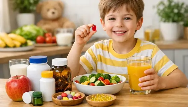 Vitamine si suplimente la copii: ajutor real sau exces inutil?