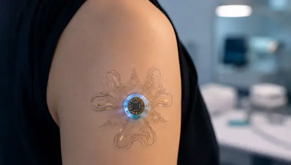 Tatuaj inteligent pentru detectarea modificarilor suspecte ale pielii