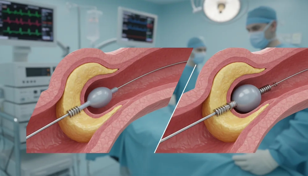 Angioplastia in tratarea infarctului miocardic si a anginei pectorale instabile