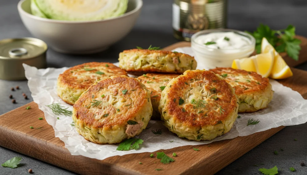 Chiftele de varza si ton 