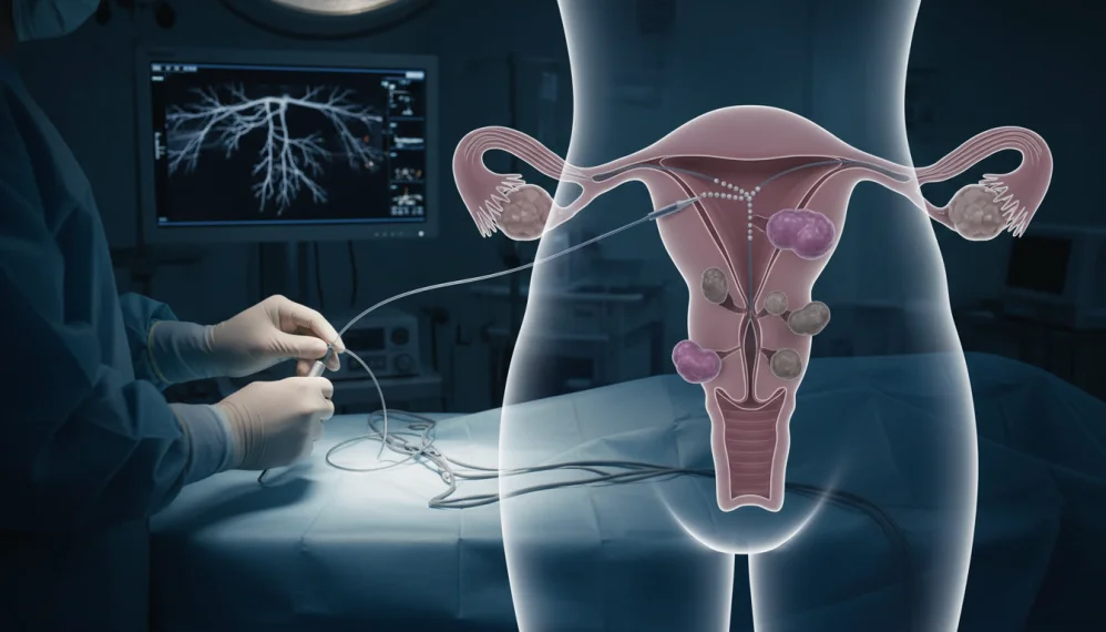Embolizarea fibromului uterin