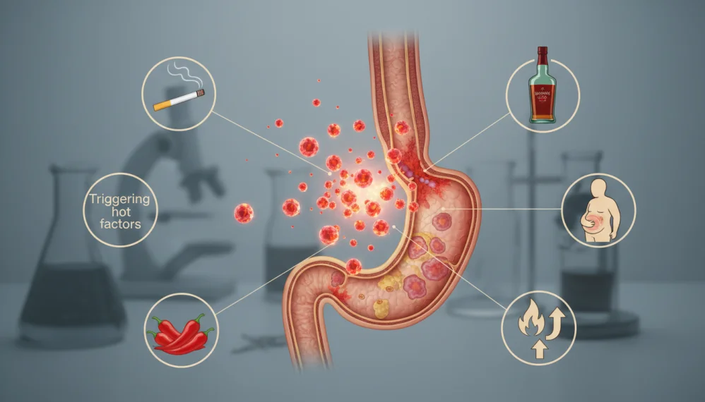 Factori declansatori in aparitia cancerului esofagian