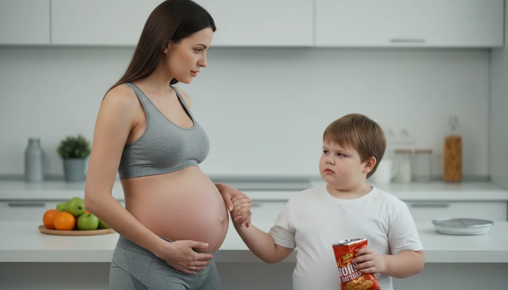Femeile care tin la silueta in timpul sarcinii risca sa aiba copii obezi - studiu