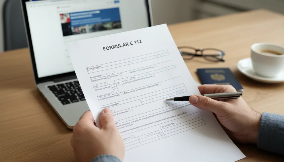 Formularul E 112 - emitere si conditii de emitere