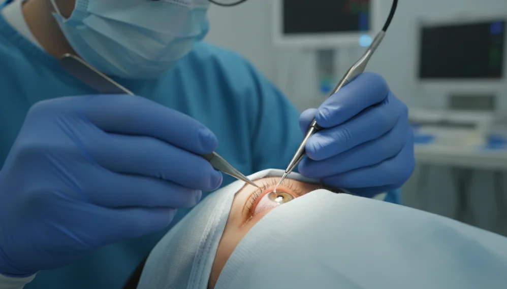 Indepartarea corpilor straini cu localizare intraoculara