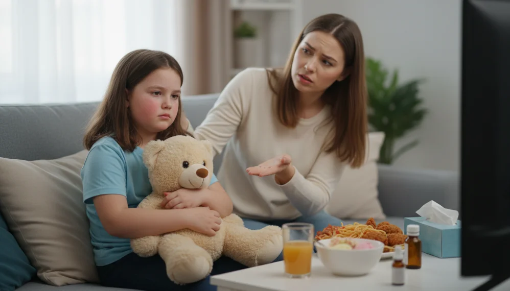 Infectiile urechilor si amigdalita favorizeaza aparitia obezitatii la copii