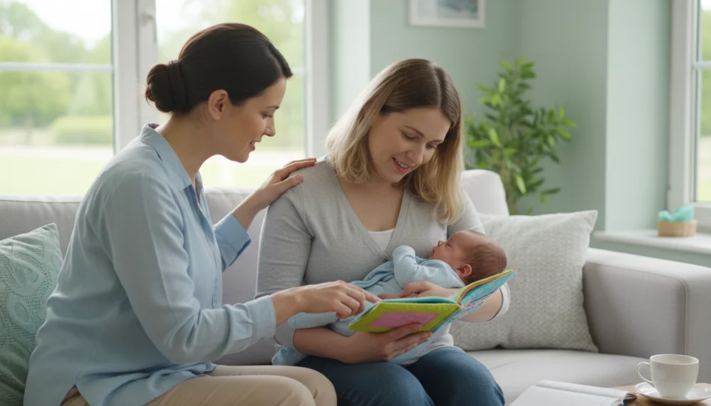 Mamele cu depresie post partum pot fi invatate sa devina mame bune
