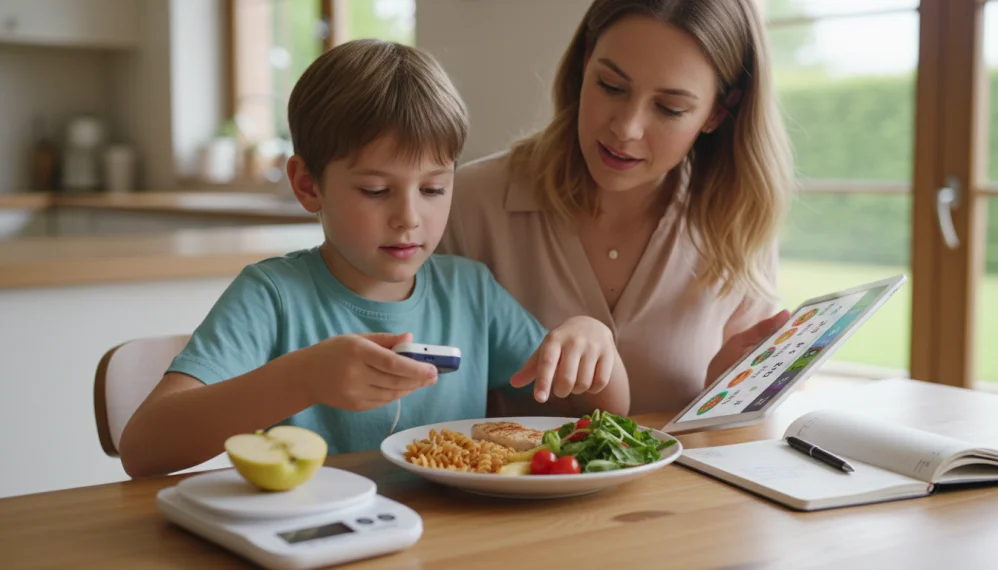 Monitorizarea consumului de carbohidrati la copiii diabetici