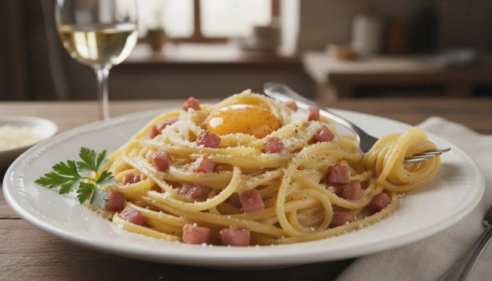 Paste linguini Carbonara