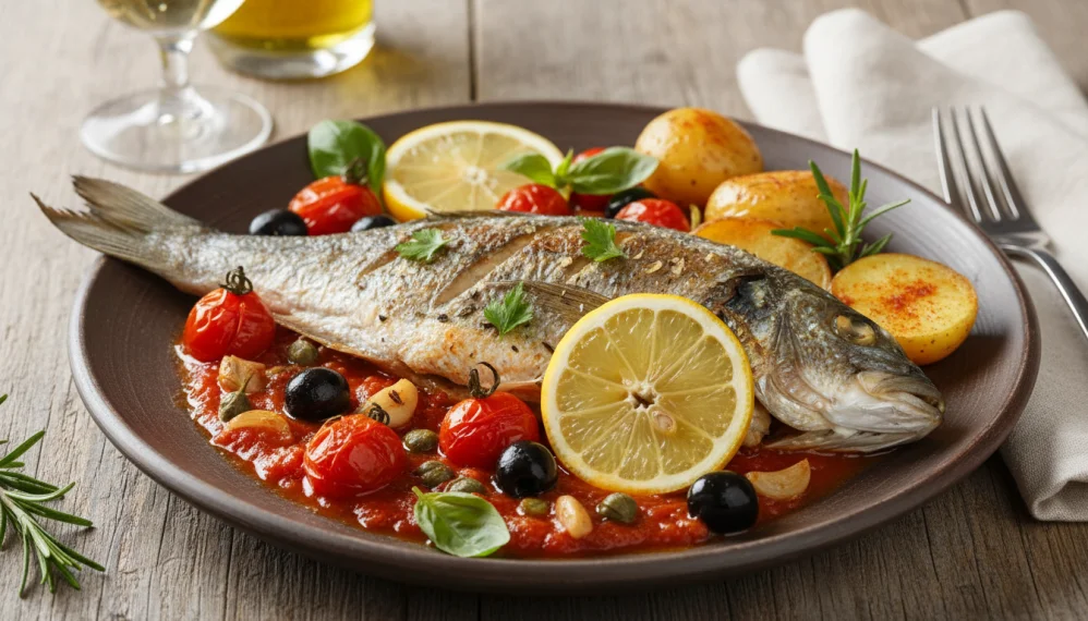 Peste gatit in stil italienesc