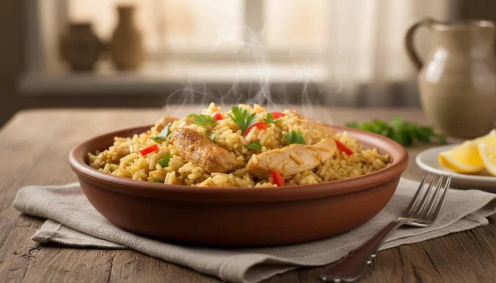 Pilaf cu pui