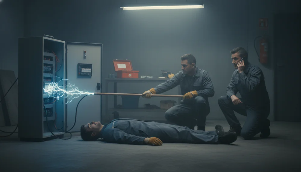Prim ajutor in caz de electrocutare (soc electric)
